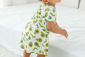 Bamboo Jersey Two-Piece Short Sleeve PJ Set - Eric Carle Avo Good Day - Nest Designs