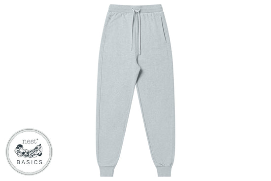 Women\'s Basics Nest Sweatpants - Terry) Designs – Cloudburst (Organic Lig Relaxed Fit