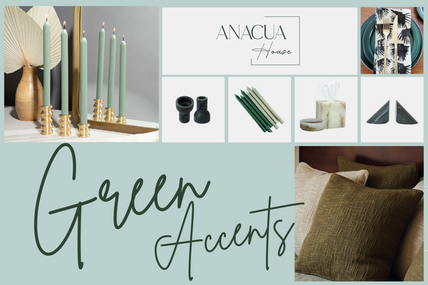 Green accents at Anacua House