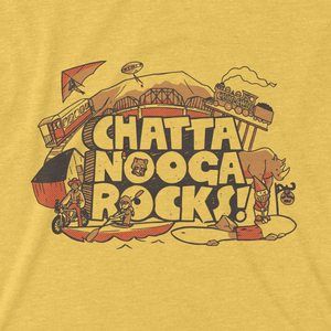 Chattanooga, Tennessee Baseball T-Shirt - Retro Mountain Unisex Chatta