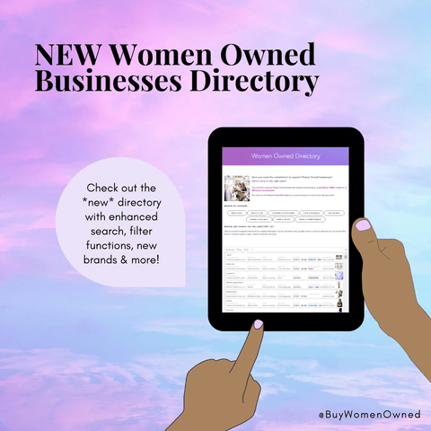 women owned business directory homescreen