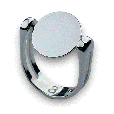 Circle-Shaped Solid Fidget Ring