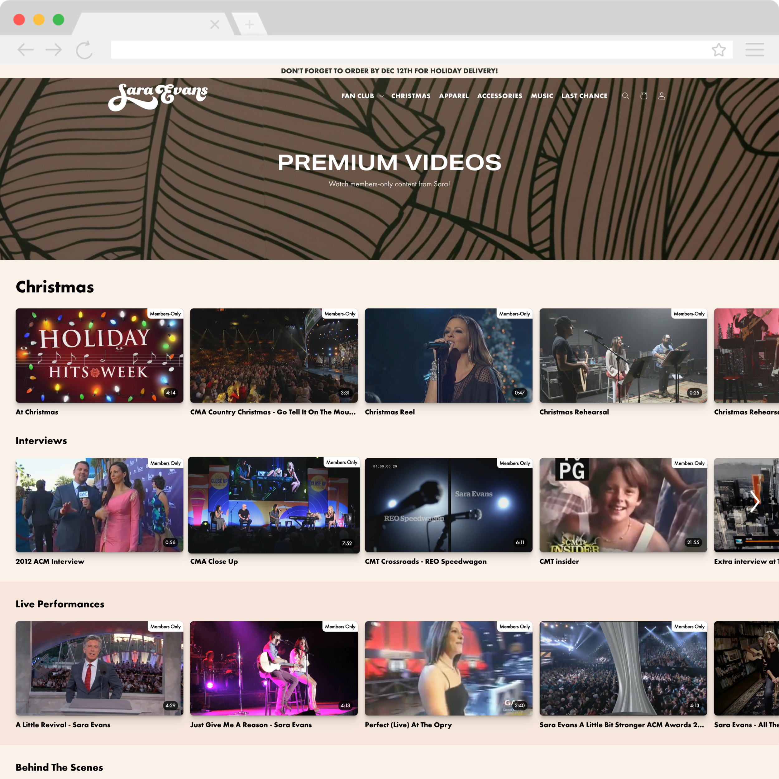 sara evans fan club membership for artists exclusive content for subscribers