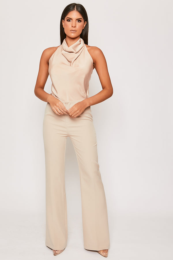 Reegan - Sequin High Waisted Flared Trousers, High Waisted Trousers