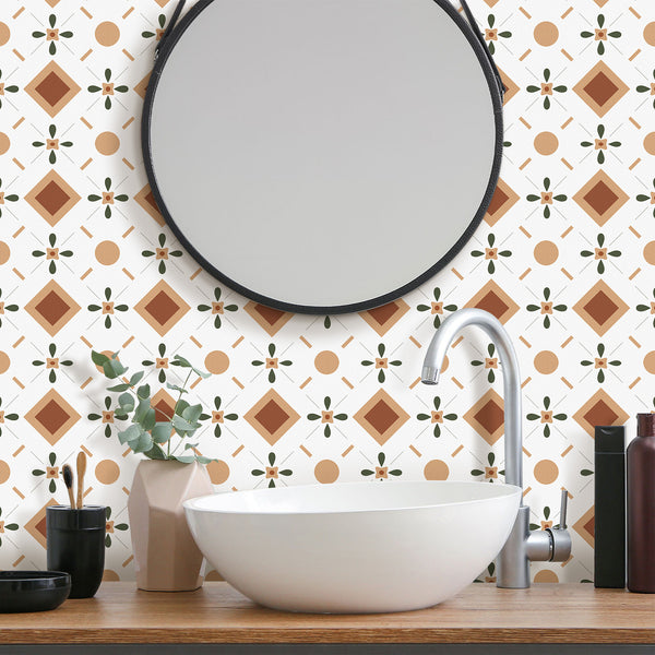 Floor Shower Tile Stickers For Bathroom