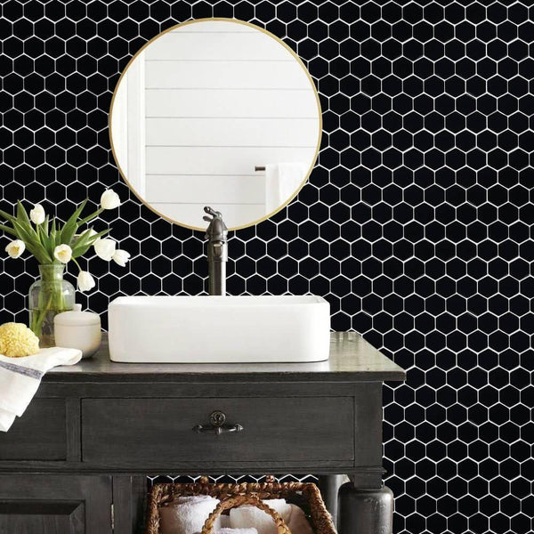 Black_Hexagon_Peel_and_Stick_Backsplash_Tile_Scene3_1800x1800