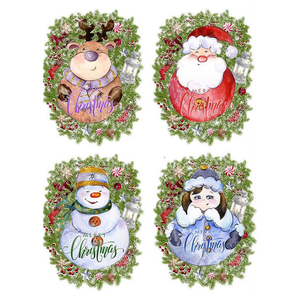 christmas-tree-and-snowman-set-of-4-peel-and-stick-decal