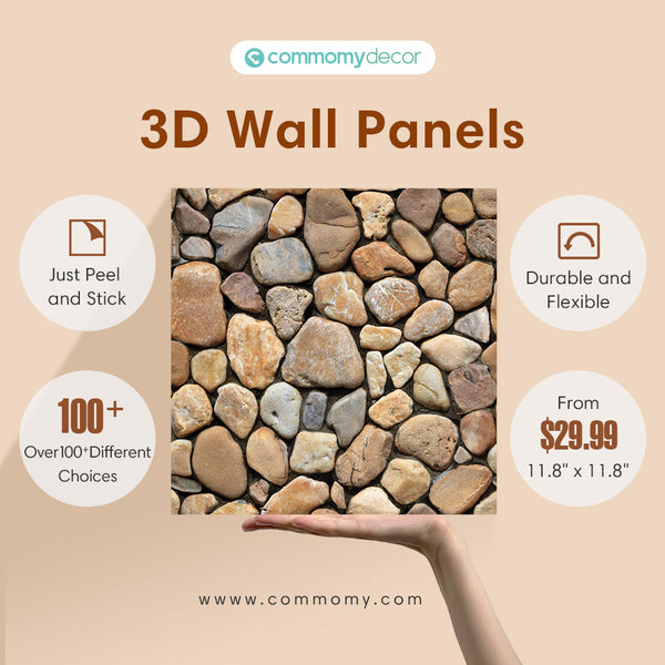 3D Wall Panels Peel and Stick Wall Panels for Garage Wall Decor