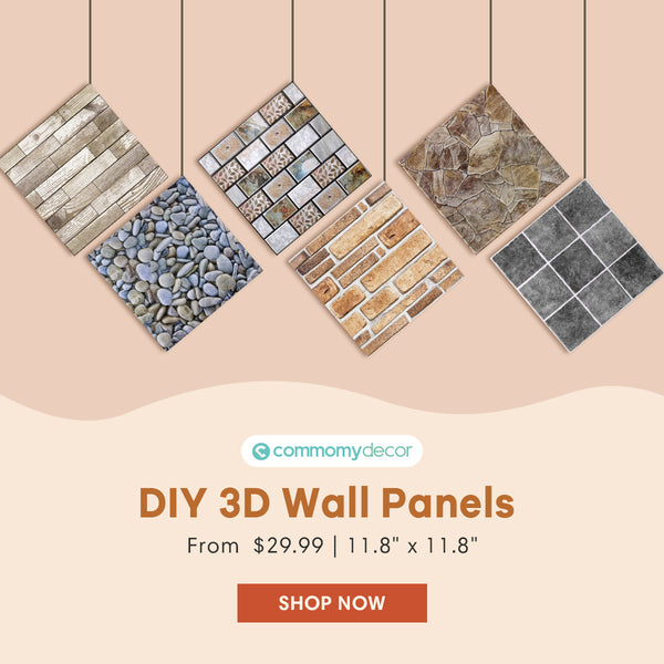 Paneles de pared 3D Peel and Stick