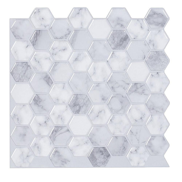 Gray_Hexagon_Marble_Peel_and_Stick_Backsplash_Tile_Main2