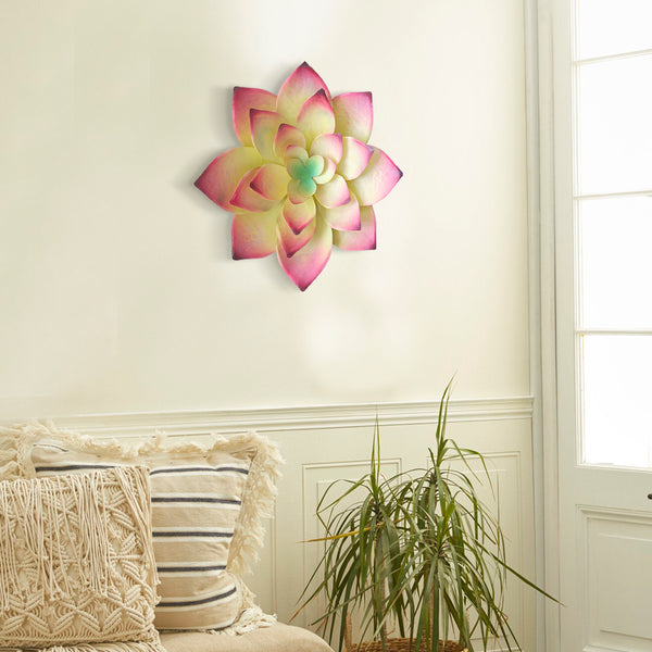 Hallway-Commomy 3D Metal Art Flowers Wall Decor