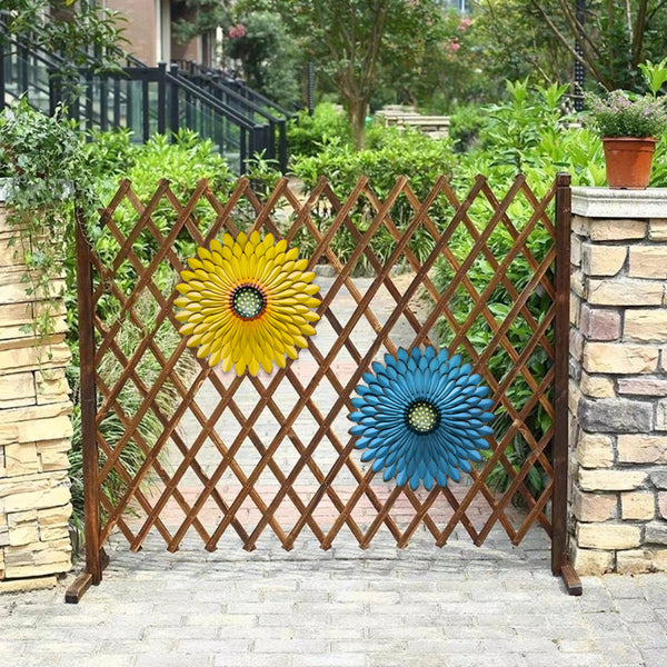 In Garden-Commomy 3D Metal Art Flores Decoración de pared