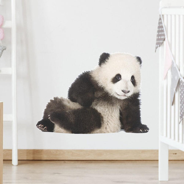 Lifelike Lovely Panda Peel and Stick Decal