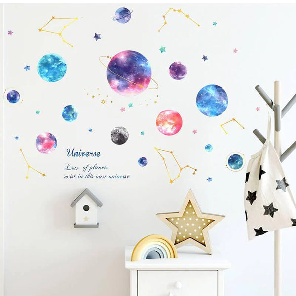 PLANETS-IN-UNIVERSE-PEEL-AND-STICK-DECALS