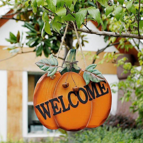 commomy decor-3D_Woody_Pumpkin_Welcome_Sign_Wall_Art_Decor_