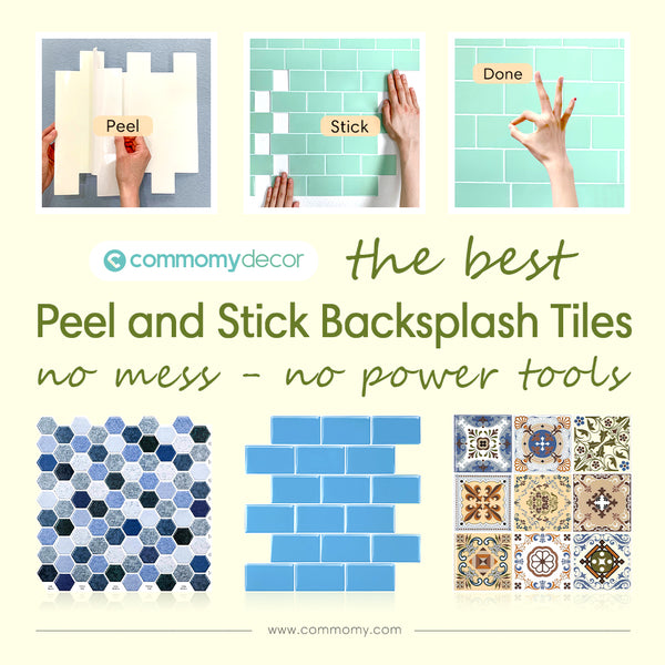 Peel and Stick Backsplash Tiles