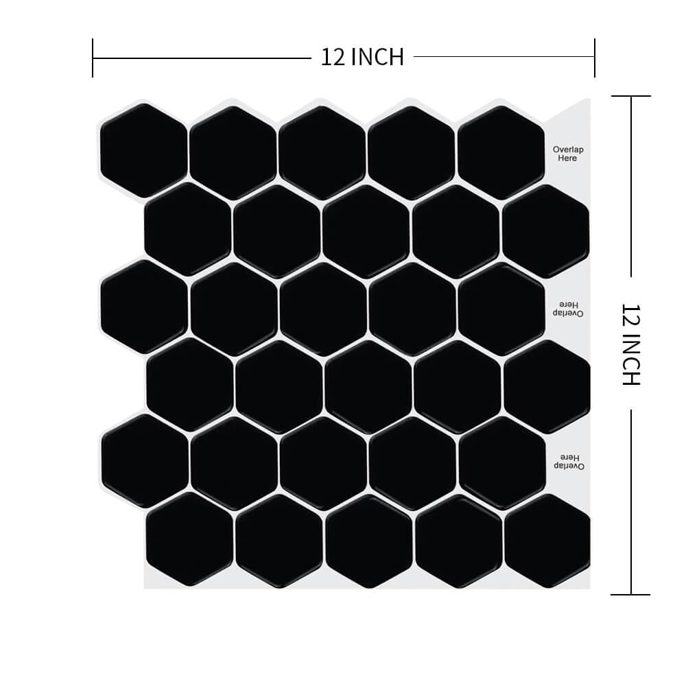 peel and stick vinyl flooring hexagon