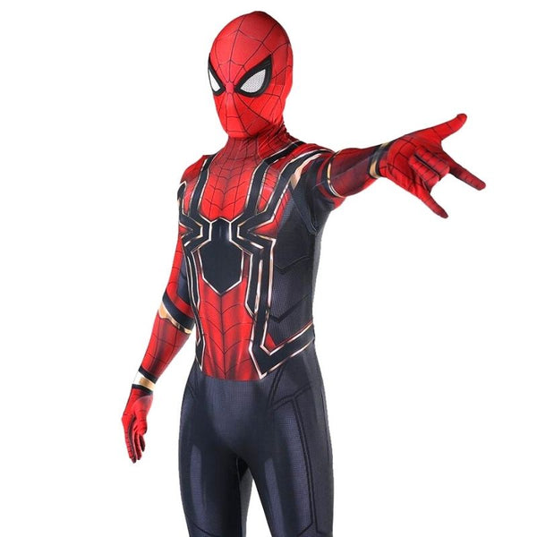 iron spiderman costume