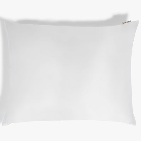 Dore & Rose white silk pillowcase