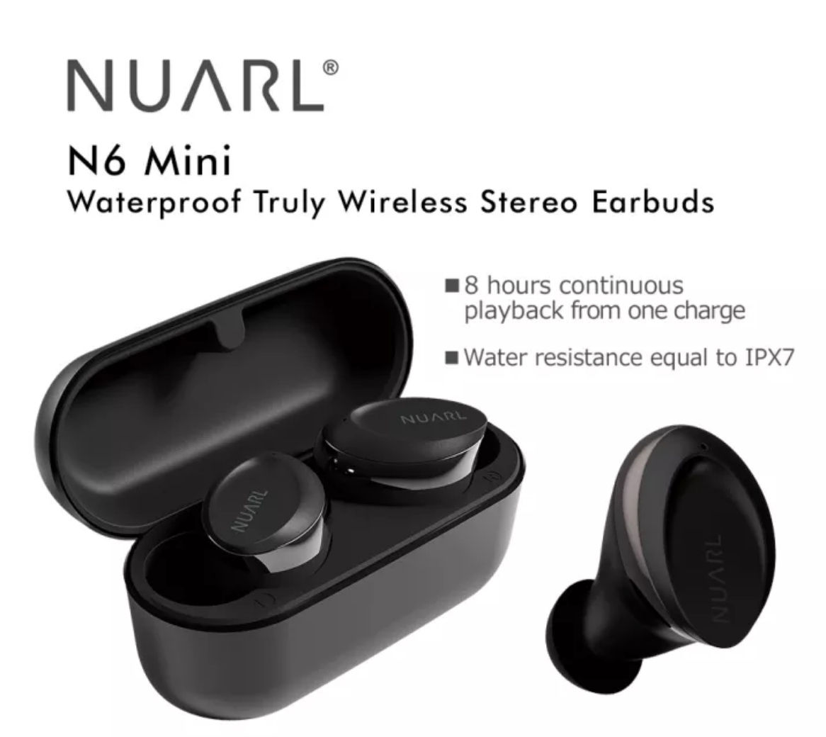 nuarl n6 truly wireless stereo earbuds