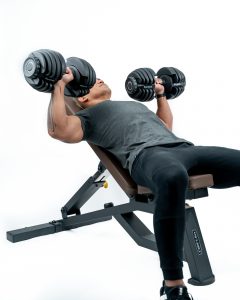 homegymadjustable dumbbell bench commercial grade