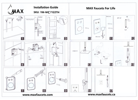 YM-MC7122TH Installation Guide