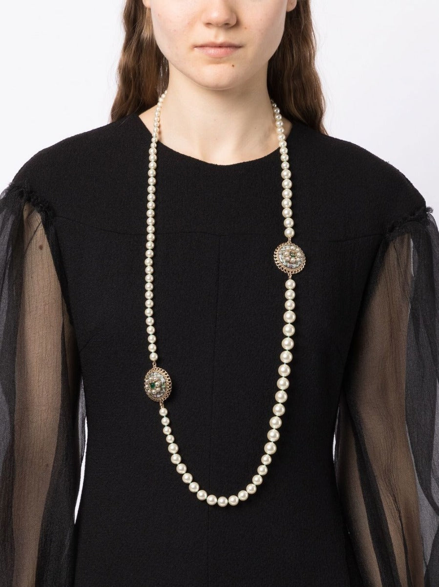 Long Pearl Necklace | Rewind Vintage Affairs