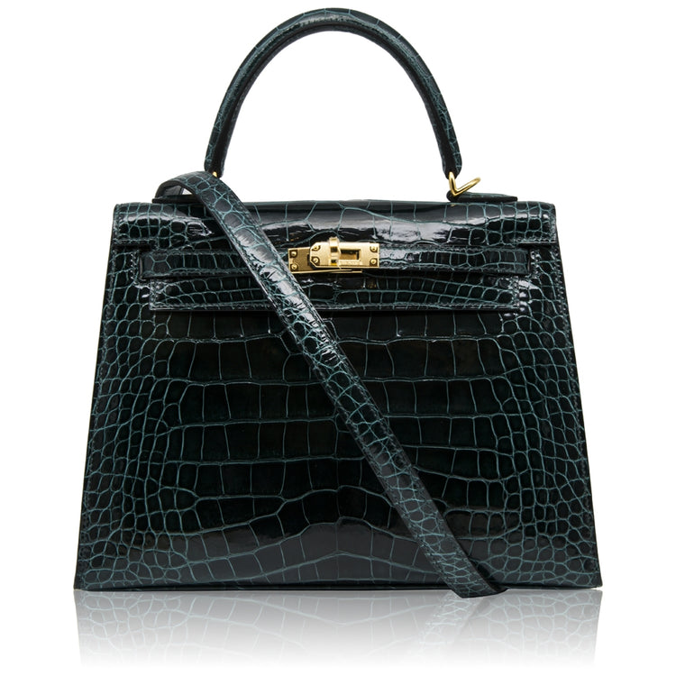 Sold at Auction: HERMÈS, Hermes A Limited Edition Shiny Vert