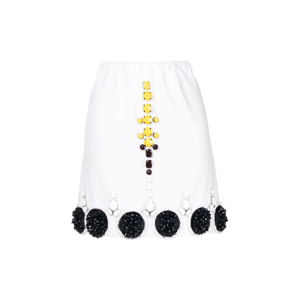 White Embellished Skirt | Rewind Vintage Affairs