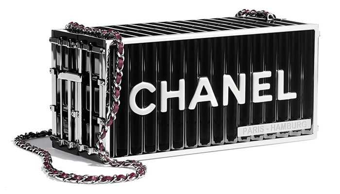 Chanel Runway Container Clutch/ Shoulder Bag Karl Lagerfeld NEW at