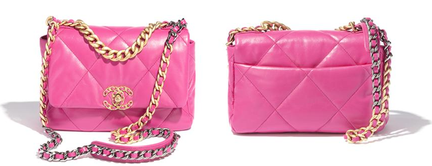 NEON PINK CHANEL 19 BAG