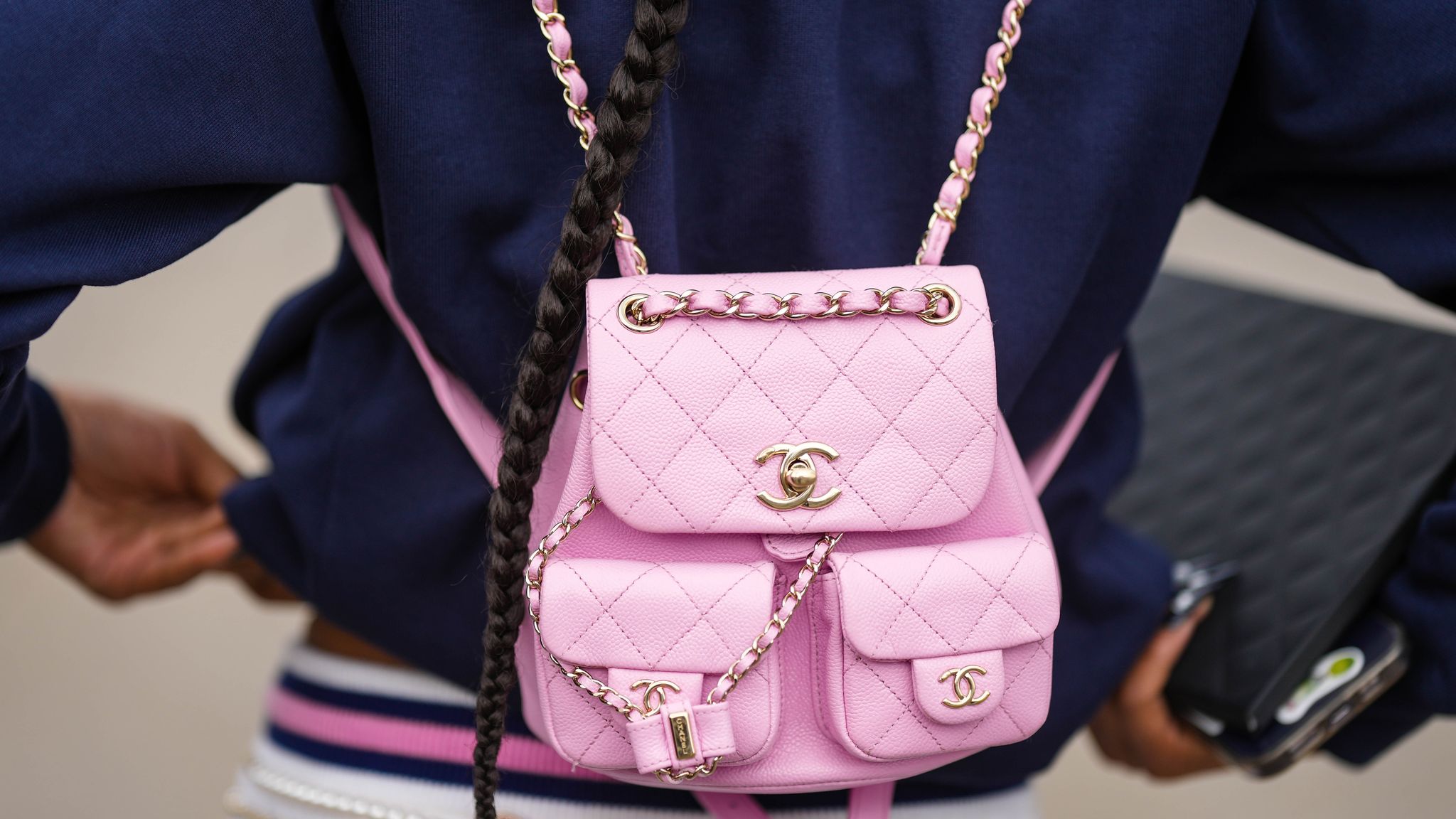 CHANEL Classic Duma Chain Backpack - A Retro Tale