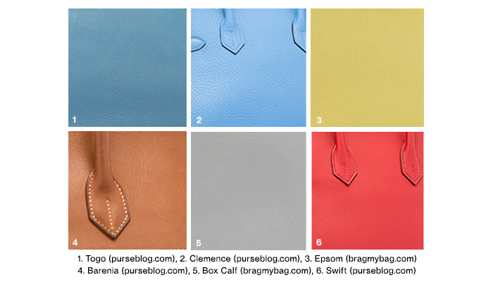 Hermes Bag Colour Chart