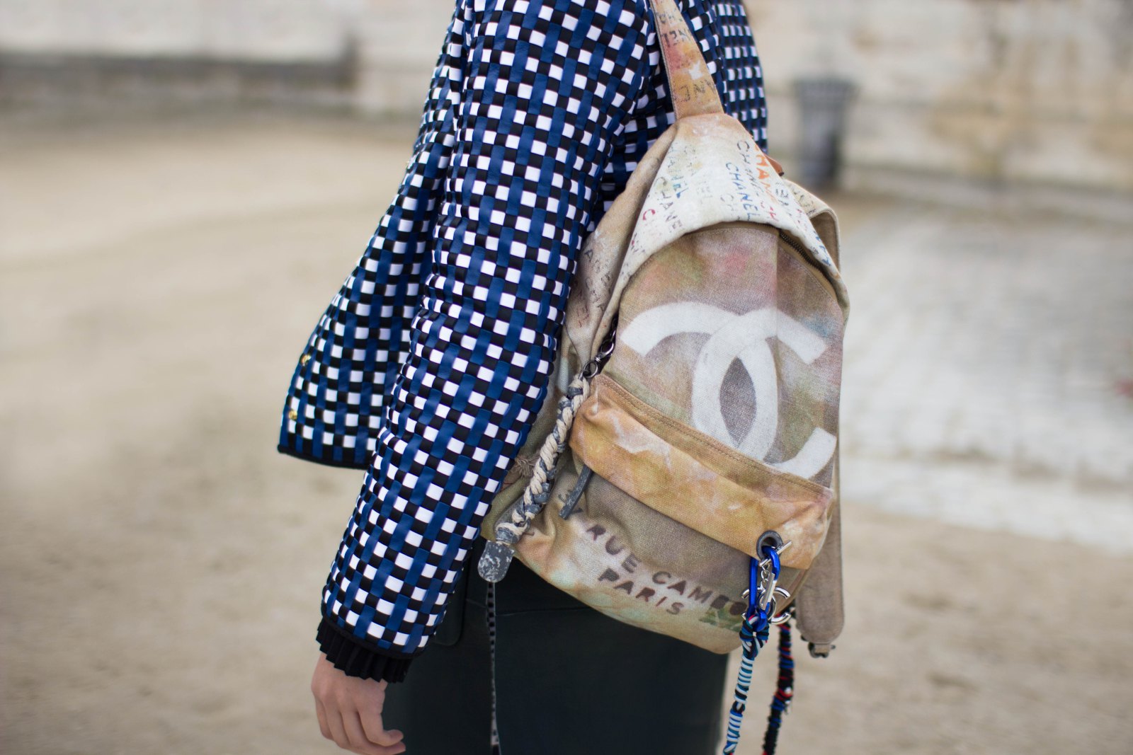 Chanel's graffiti-print backpack is the 'It' bag of the summer