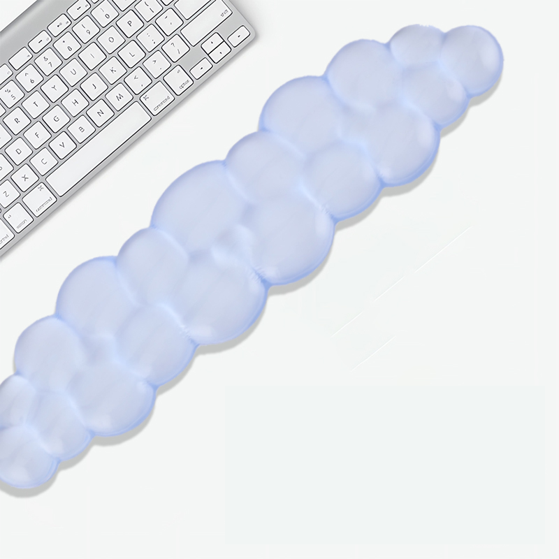 [In Stock] Soft Clear Cloud Transparent Cushion Cool Silicone Gel Ergonomic Wrist/Hand Rest