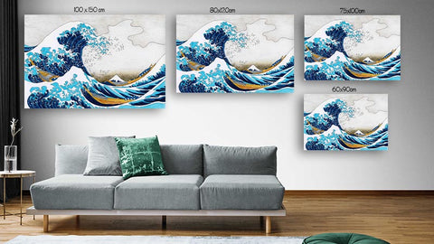 Tableau Moderne La Grand Vague de Kanagawa