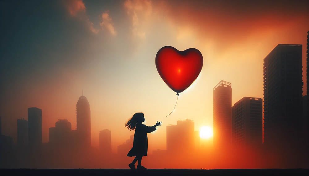 Girl with Balloon" : Une petite fille voit s'échapper un cœur rouge en guise de ballon, symbole poignant de détresse et d'espoir. "Flower Thrower" : Un protestataire jette un bouquet comme si c'était une grenade, allégorie forte du pouvoir pacifique du beau.