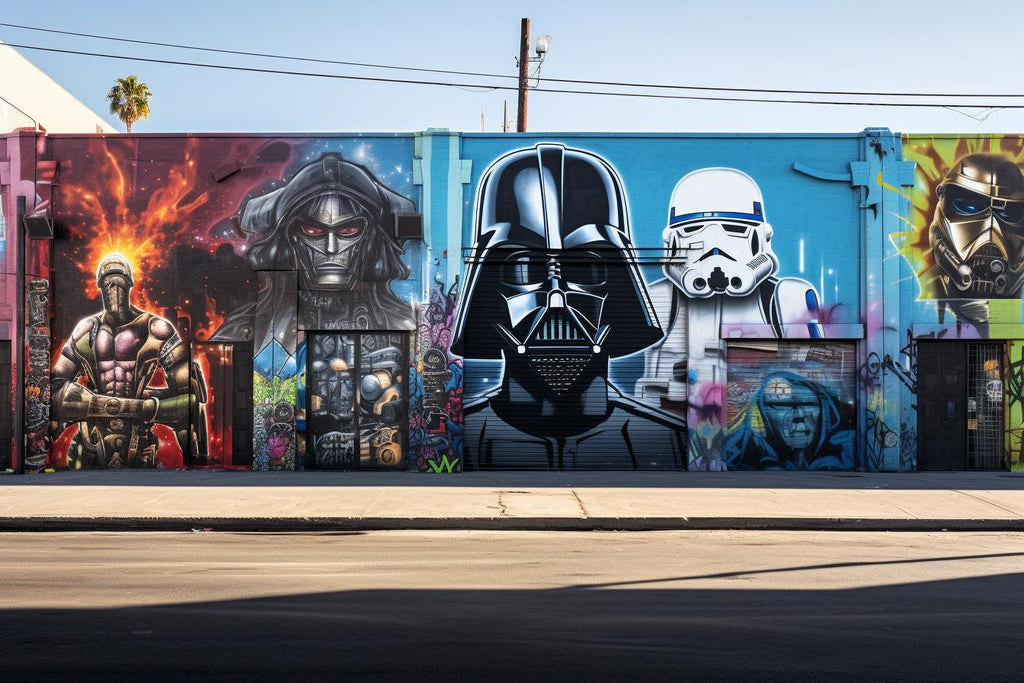 Tableau Street Art Star Wars