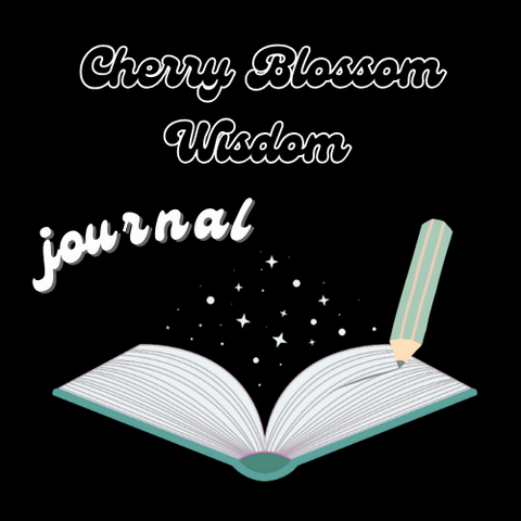 cherry blossom wisdom inspirational bible journal questions