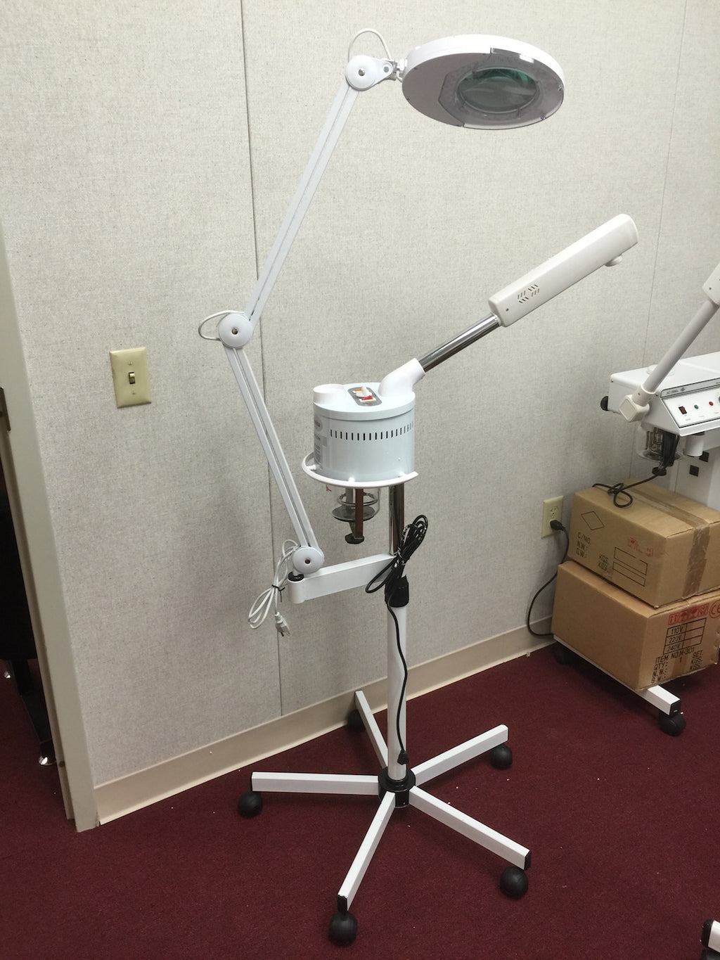 paragon facial steamer and magnifying lamp combo