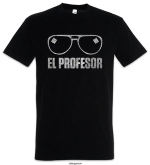 MoneyHeist Mente Maestra Television El Professor T-Shirt - The Maniac Garage Hobbies & Leisure Shop