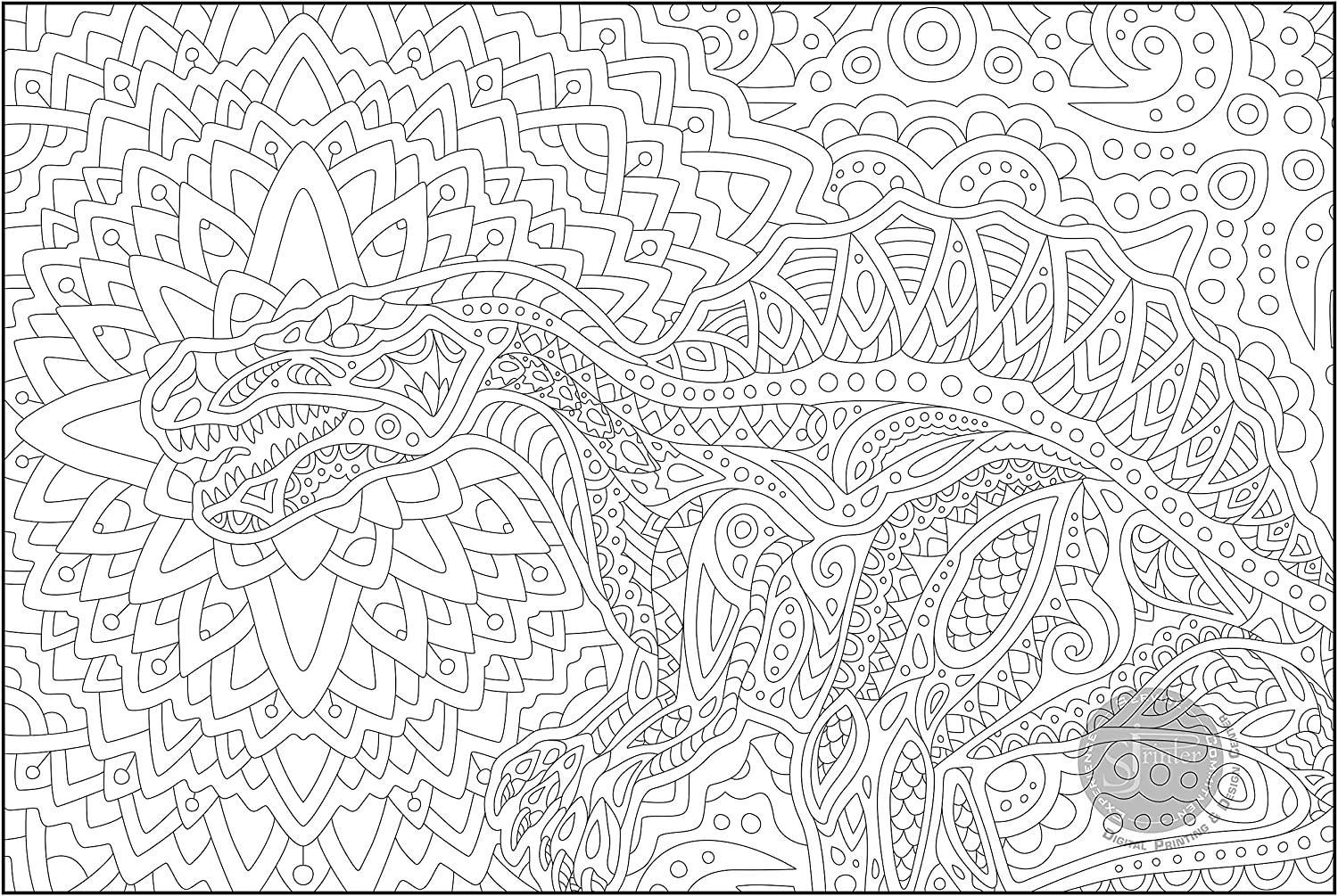 Turtle Giant Coloring Posters for Kids Adults Sea Turtle Coloring Sheets  39.37×51.96 Inch Mandala Coloring Page Wall Art Decor Blank Banner for  School