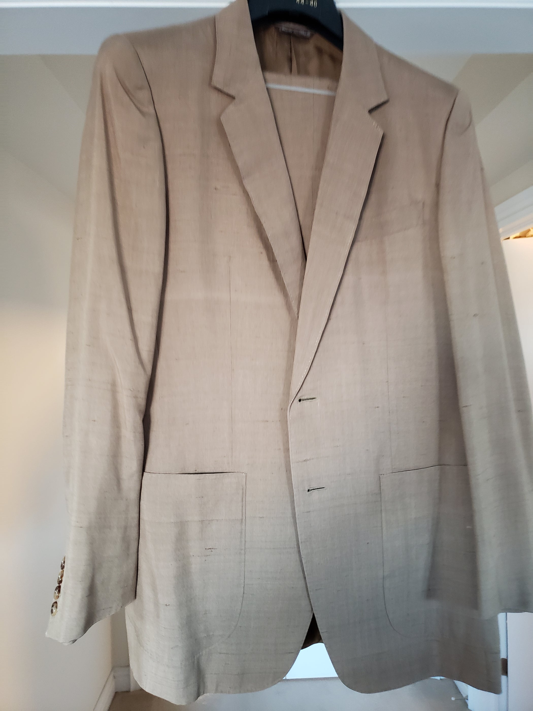Men's Zegna - Brown 100% Silk Suit – Sell My Stuff Canada - Canada's ...