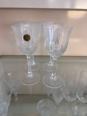 4 Bohemia Crystal Wine Glasses – Sell My Stuff Canada - Canada's