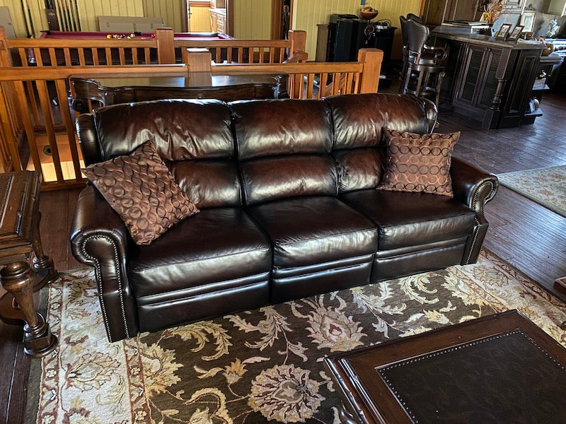 leggett & platt leather sofa