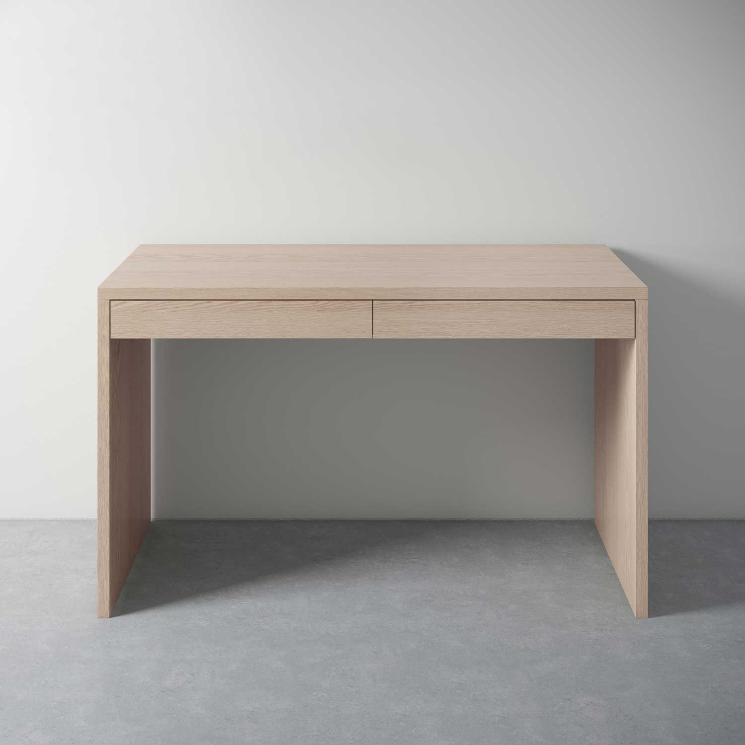 global movement desk in white oak