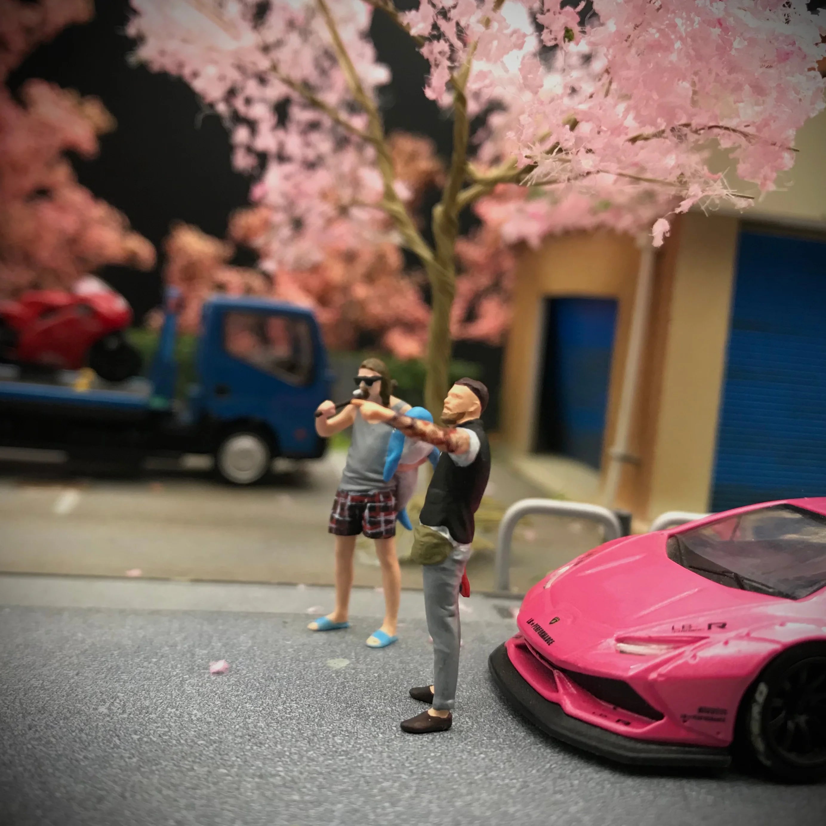 WT Minifactory 1:64 Scale Figures Doll Man And Pointed Man Model Dioramas Diecast Miniature Collection