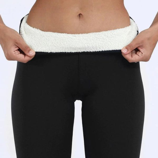 Plus Size Leather Leggings Thermal Fleece Leggings Stretchy, Soft, And Warm  Winter Trousers With Lined Ouc For Comfortable Wear From Elroyelissa,  $37.48