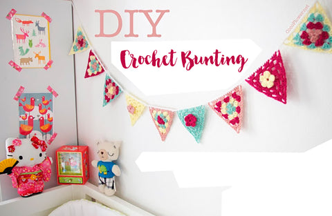 Colorful Crochet Garland Tutorial: Brighten Up Your Space!