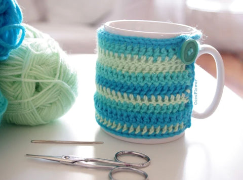 DIY Crochet : Easy Cozy Mug Cover